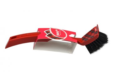 Kartáč na nádobí YORK (26cm) - Červený s potiskem Kartáč na nádobí YORK (26cm) - Červený s potiskem