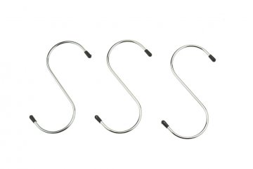 Univerzální nerezové háčky, nosnost 5kg - Set 3ks