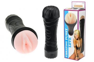Vibrační masturbátor - Cyber skin vagina Vibrační masturbátor - Cyber skin vagina