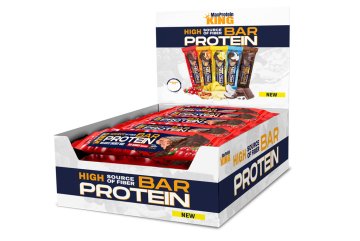 MaxProtein King Protein bar 60g - Lesní ovoce - 25ks karton
