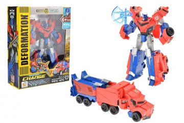 Transformační robot DEFORMATION - Červeno-modrý Transformační robot DEFORMATION - Červeno-modrý