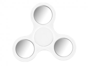 Svítící fidget spinner - Bílý