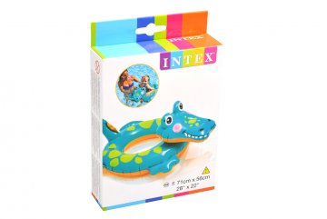 Nafukovací kruh INTEX 58221 - Krokodýl (71x56cm) Nafukovací kruh INTEX 58221 - Krokodýl (71x56cm)