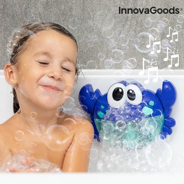 Hudební krab s mýdlovýni bublinami do vany…