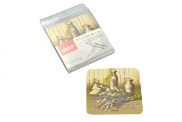 Podložky pod sklenice set 6ks Culinaria BANQUET (10x10cm) - Levandule Podložky pod sklenice set 6ks Culinaria BANQUET (10x10cm) - Levandule