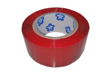 Barevná lepící páska pro eshop cca 150m - Červená