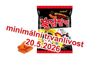 SAMYANG Zzaldduk pálivé snacky kuřecí 120g (DMT 20.5.2026)