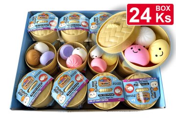 Squishy Bun One Set Minis Edition (3ks) - BOX 24 ks