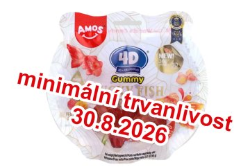 Amos 4D Gummy Goldfish Peach Mango 60g (DMT.30.8.2026)