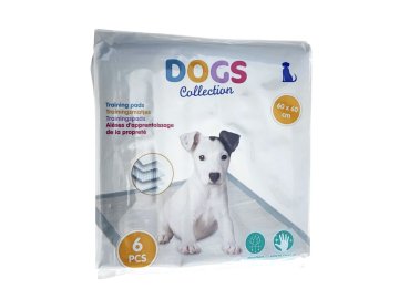Hygienická tréninková podložka pro psa 60×60 cm - balení 6 ks Dogs Collection