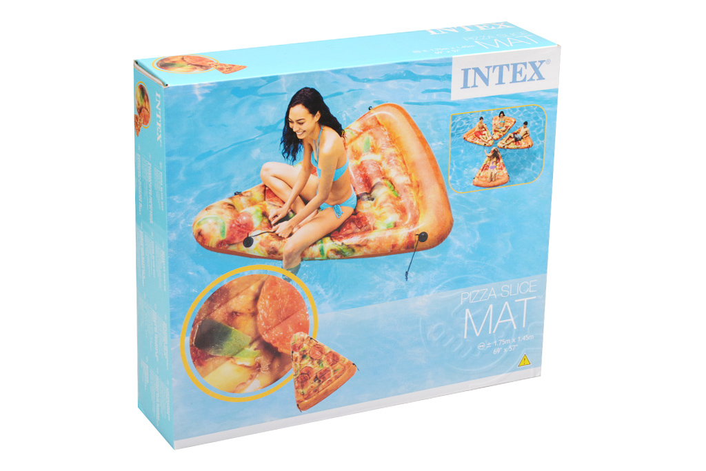 Nafukovací lehátko INTEX 58752 - Trojuhelník pizzy (175x145cm) Nafukovací lehátko INTEX 58752 - Trojuhelník pizzy (175x145cm)