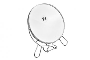 2x zvětšující zrcátko se stojánkem ELEGANZA (14cm) 2x zvětšující zrcátko se stojánkem ELEGANZA (14cm)