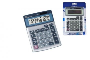 Kalkulačka, stolní, 10místný displej, VICTORIA "GVA-260"