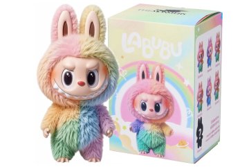 Plyšák ve stylu Labubu Rainbow 17 cm Blind box