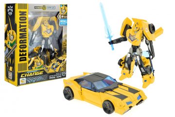 Transformační robot DEFORMATION - Žlutý Transformační robot DEFORMATION - Žlutý