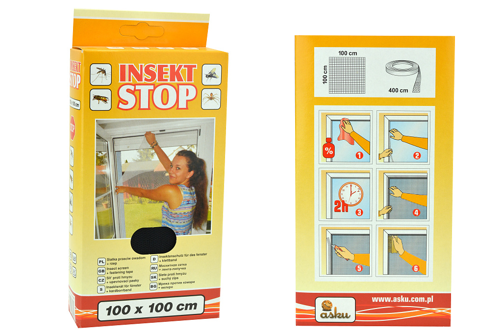 Síť proti hmyzu 100x100cm - Černá Síť proti hmyzu 100x100cm - Černá