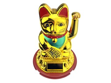 Kočka štěstí Maneki-neko 19 cm
