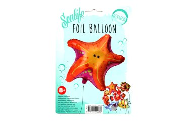 Balónek fóliový 65x66cm - Mořská hvězda