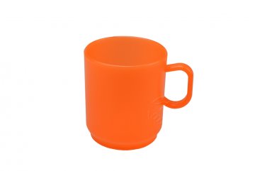 Plastový hrníček TVAR 2,5dl - Oranžový Plastový hrníček TVAR 2,5dl - Oranžový