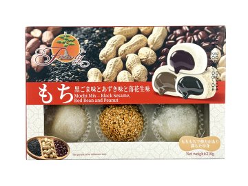 Mochi Mix - Black Sesame, Red Bean a Peanut 210g (DMT.4.8.26)