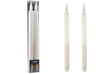 Realistická LED svíčka (29x2cm) - Set 2ks Realistická LED svíčka (29x2cm) - Set 2ks