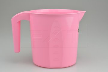Plastový džbán s odměrkou POLY TIME (1.4l) - Světle růžový